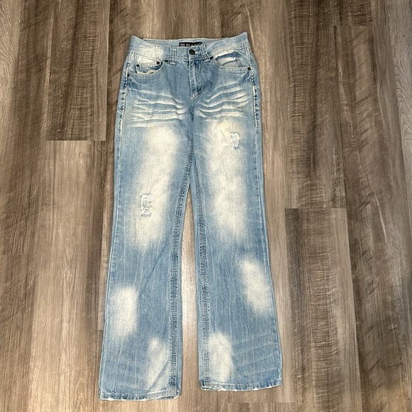 CJ Black Low Rise Boot Cut Jeans - 28x32 - Picture 2 of 12